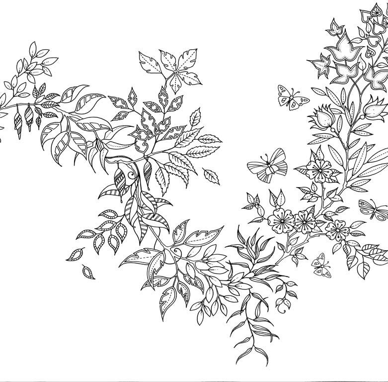 Johanna Basford - Gradina secreta. Carte de colorat si activitati antistres -