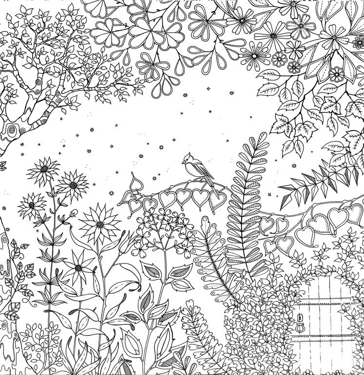 Johanna Basford - Gradina secreta. Carte de colorat si activitati antistres -