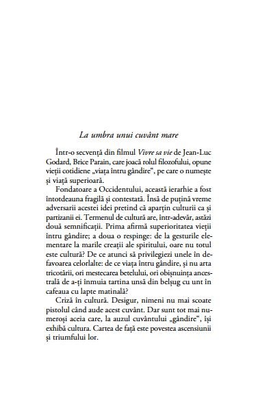 Alain Finkielkraut - Infrangerea gandirii -