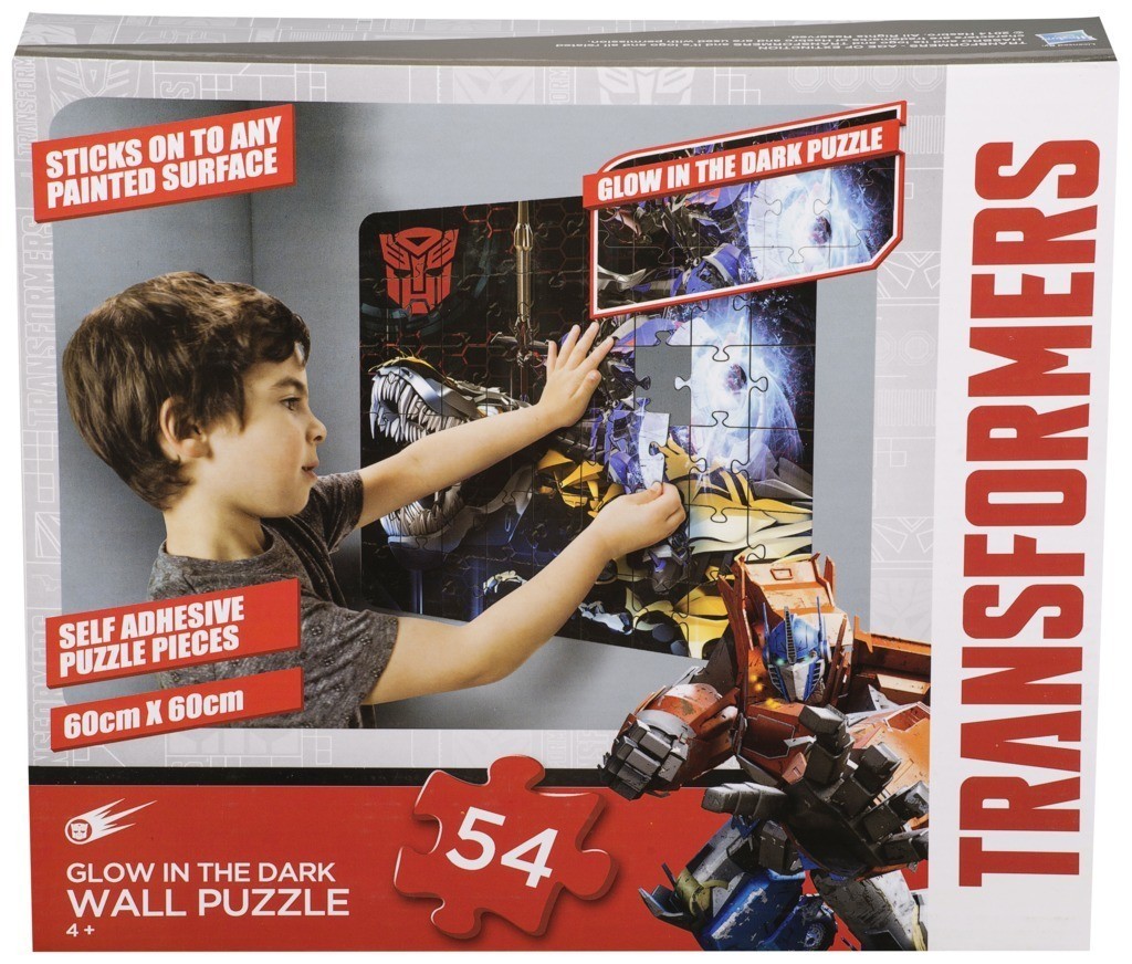 Transformers - Transformers - Puzzle fosforescent de perete, 54 piese -