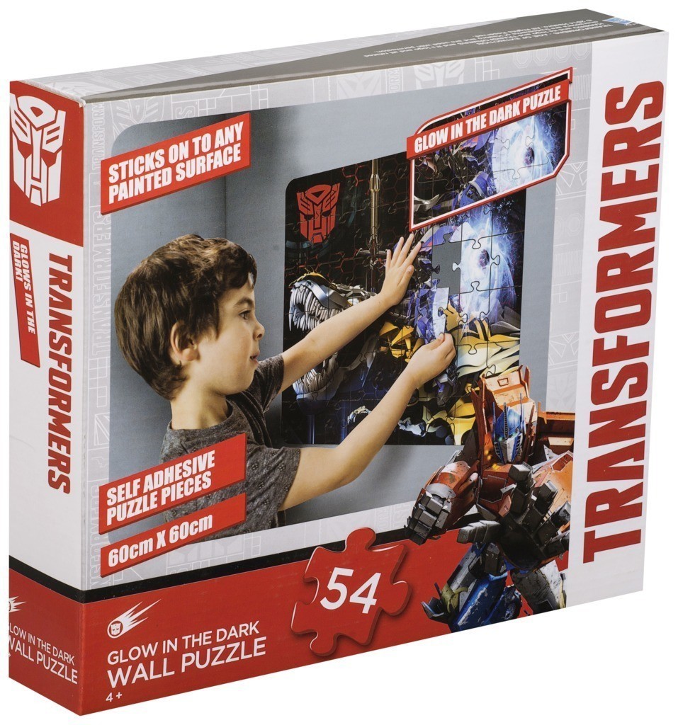 Transformers - Transformers - Puzzle fosforescent de perete, 54 piese -
