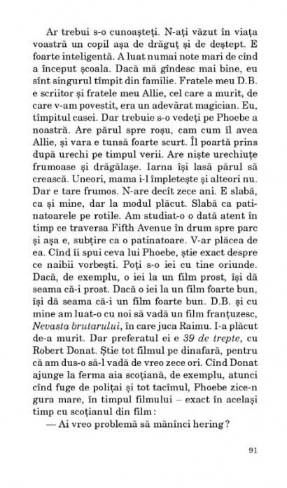 J.D. Salinger - De veghe in lanul de secara -