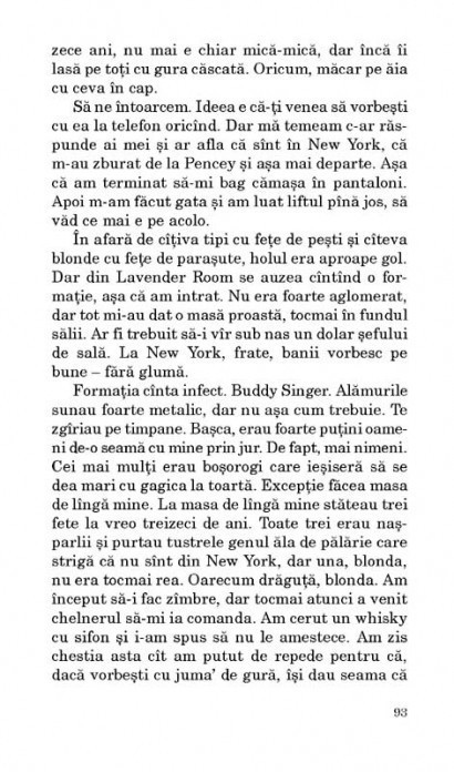 J.D. Salinger - De veghe in lanul de secara -