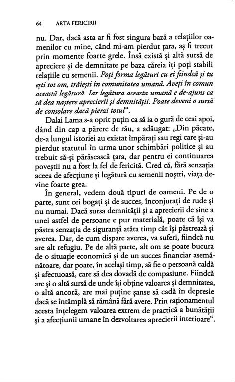 Dalai Lama, Howard C. Cutler - Arta fericirii. Manual de viata -
