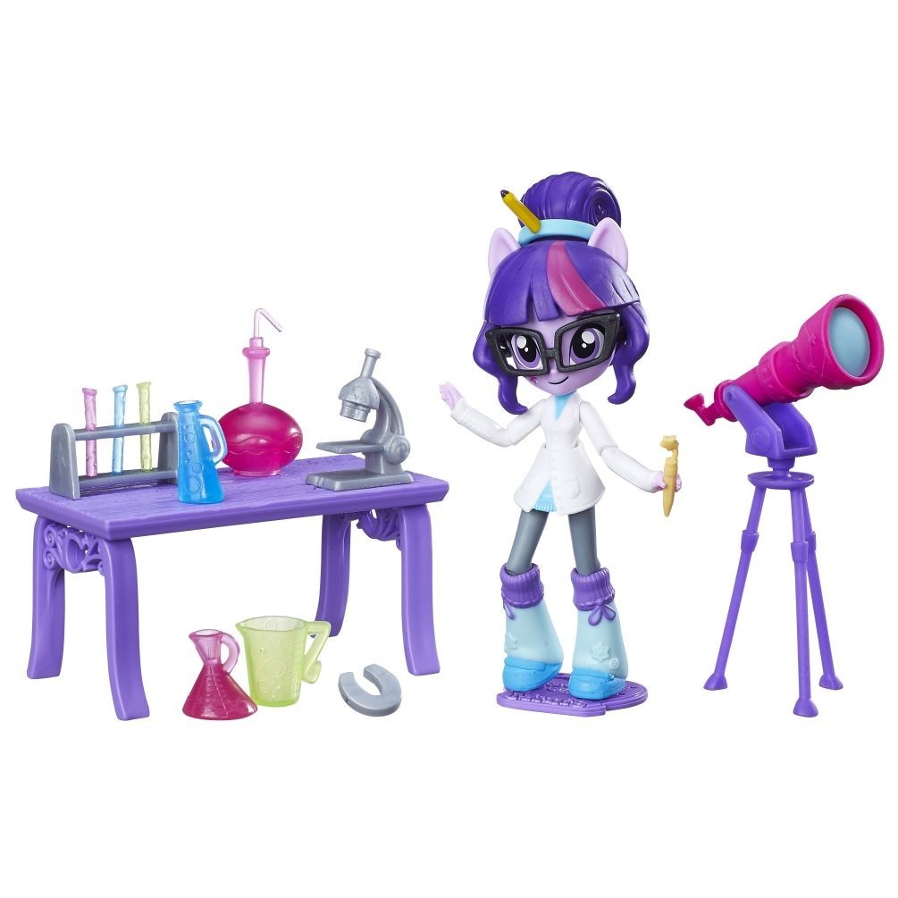 My Little Pony - My Little Pony, Set Equestria Girls Minis - Ora de stiinte, Twilight Sparkle -
