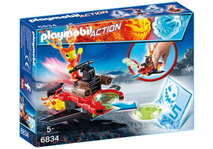 Playmobil - Playmobil Action, Sparky si lansator de discuri -