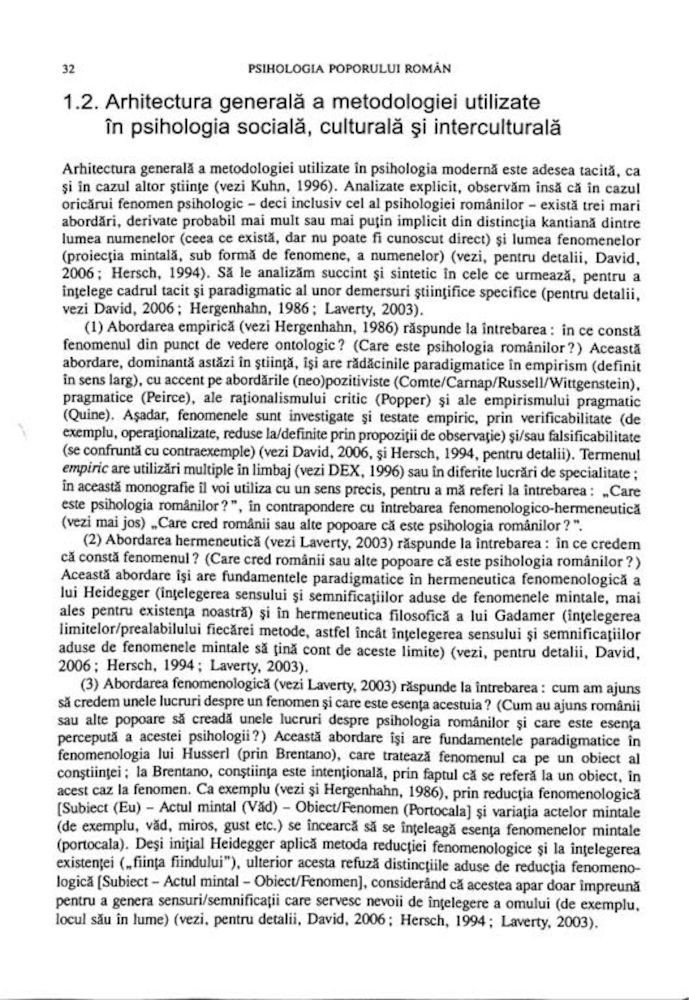 Daniel David - Psihologia poporului roman. Profilul psihologic al romanilor intr-o monografie cognitiv-experimentala -