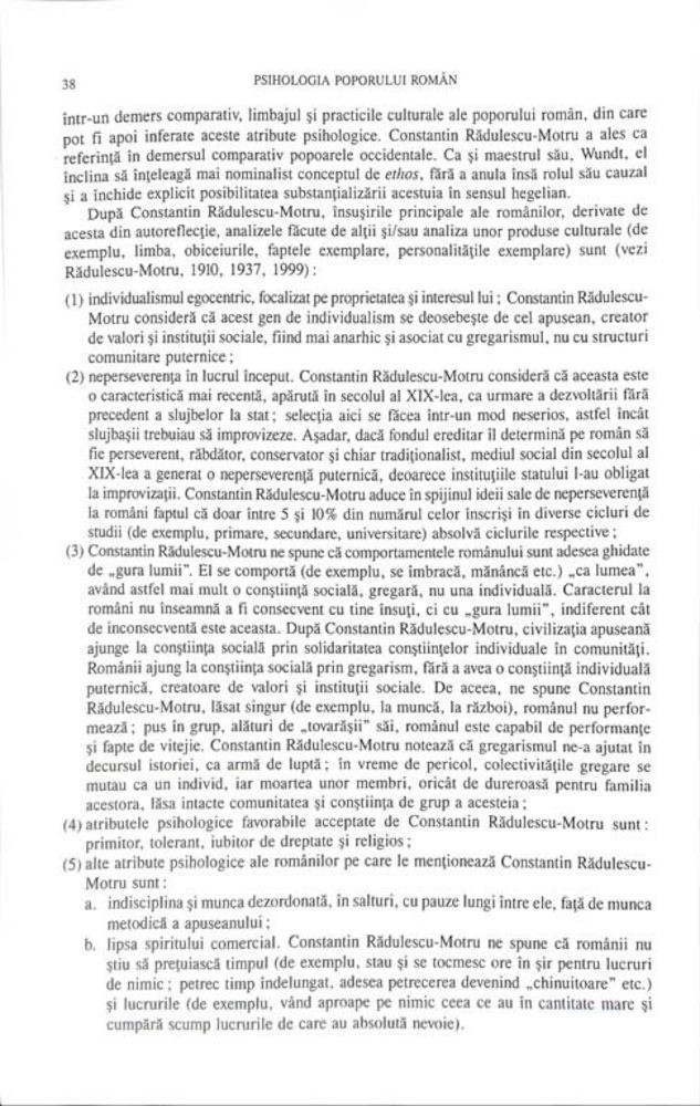 Daniel David - Psihologia poporului roman. Profilul psihologic al romanilor intr-o monografie cognitiv-experimentala -