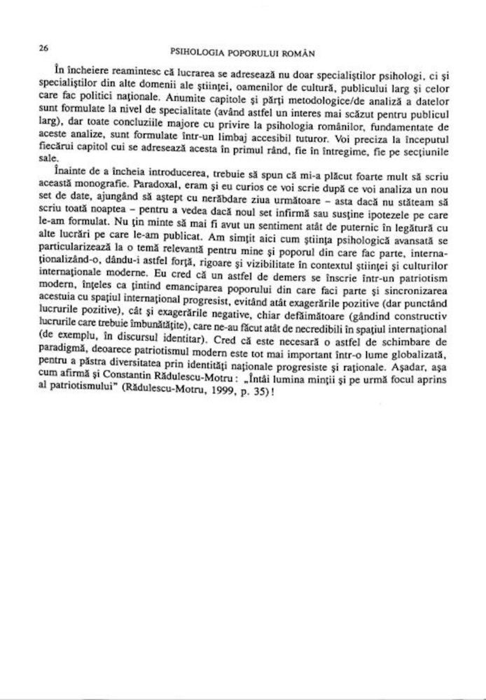Daniel David - Psihologia poporului roman. Profilul psihologic al romanilor intr-o monografie cognitiv-experimentala -