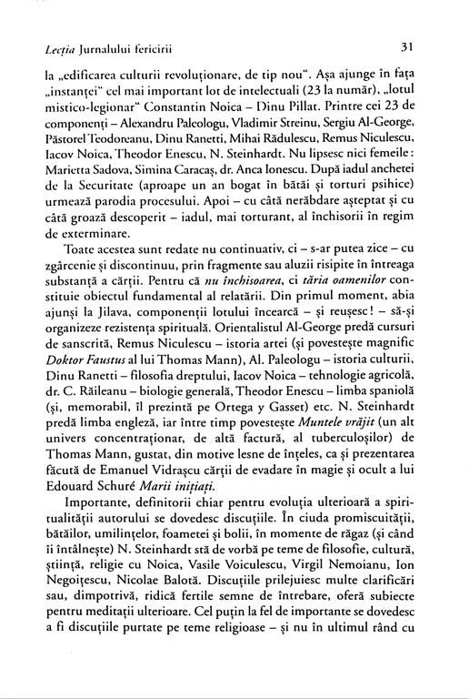 N. Steinhardt - Jurnalul fericirii -