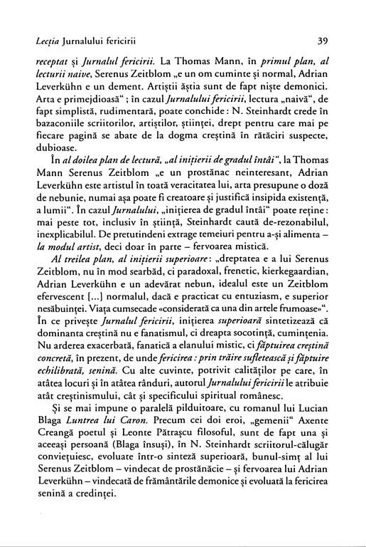 N. Steinhardt - Jurnalul fericirii -