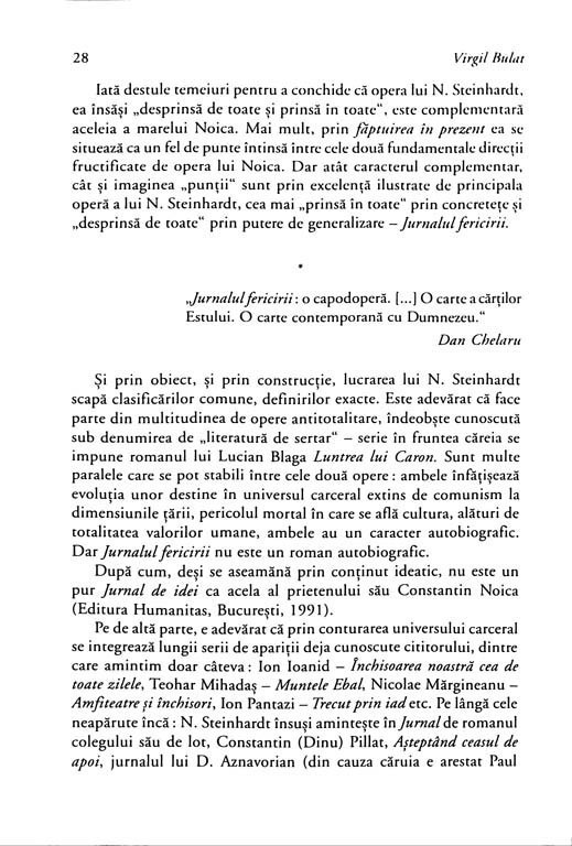 N. Steinhardt - Jurnalul fericirii -