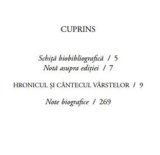 Lucian Blaga - Hronicul si cantecul varstelor -
