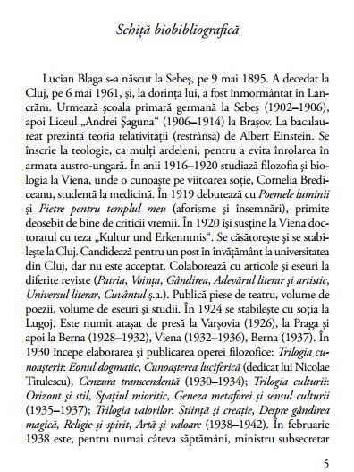 Lucian Blaga - Hronicul si cantecul varstelor -