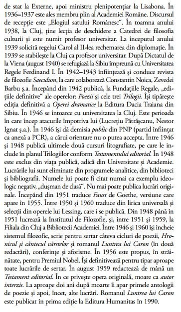 Lucian Blaga - Hronicul si cantecul varstelor -