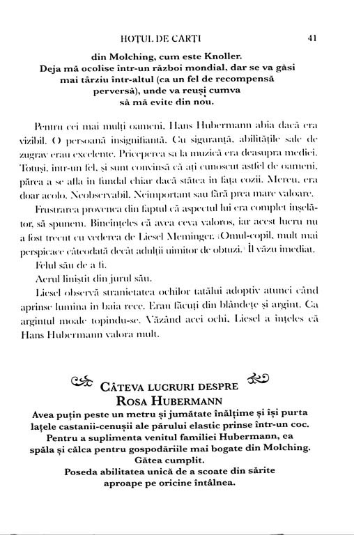 Markus Zusak - Hotul de carti -
