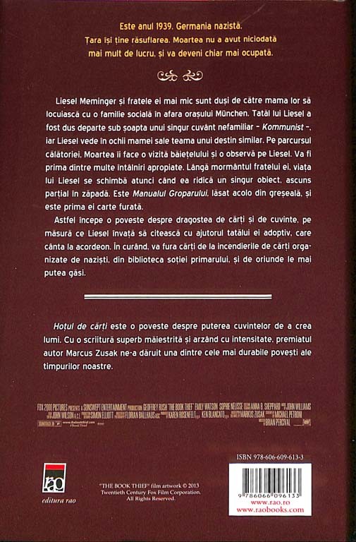 Markus Zusak - Hotul de carti -