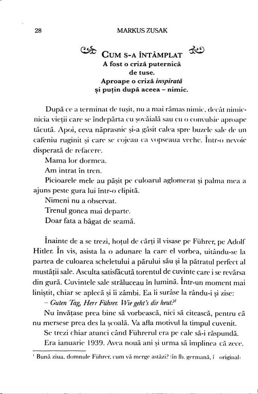 Markus Zusak - Hotul de carti -