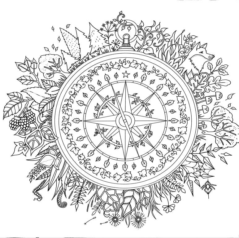 Johanna Basford - Padurea fermecata. Carte de colorat si activitati antistres -