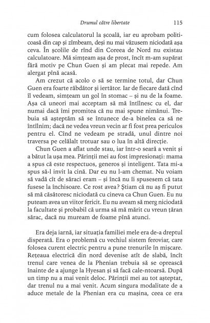 Yeonmi Park - Drumul catre libertate. Autobiografia unei refugiate din Coreea de Nord -