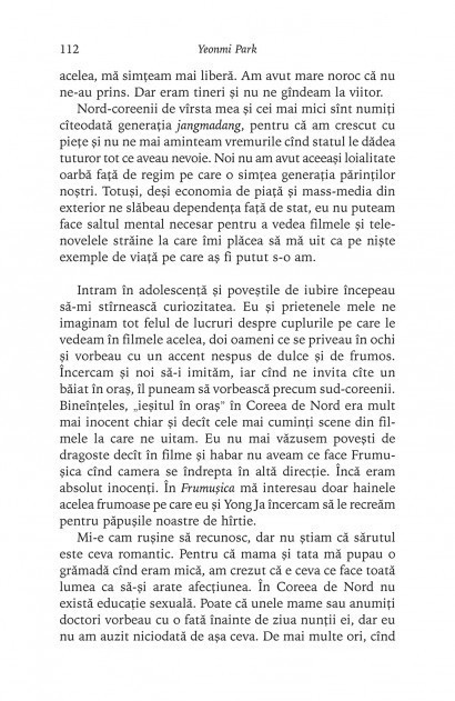 Yeonmi Park - Drumul catre libertate. Autobiografia unei refugiate din Coreea de Nord -