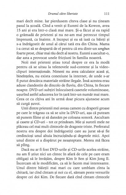 Yeonmi Park - Drumul catre libertate. Autobiografia unei refugiate din Coreea de Nord -