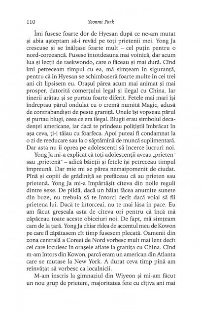 Yeonmi Park - Drumul catre libertate. Autobiografia unei refugiate din Coreea de Nord -