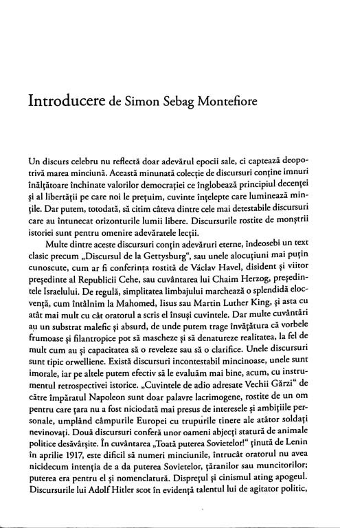 Simon Sebag Montefiore - Discursuri care au schimbat lumea -