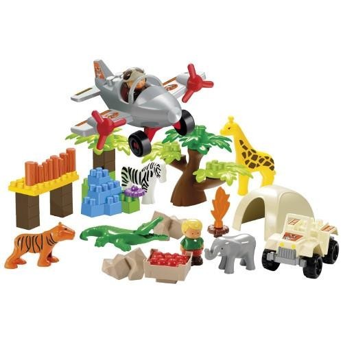 Ecoiffier - Set constructie Abrick - Aventuri in Safari, 59 piese -