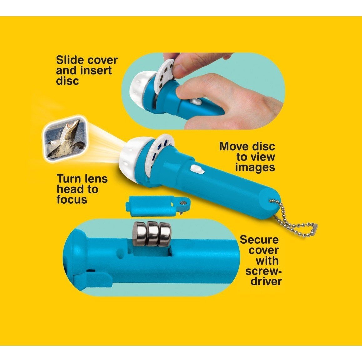 Brainstorm Toys - Jucarie educativa - Proiector rechini -