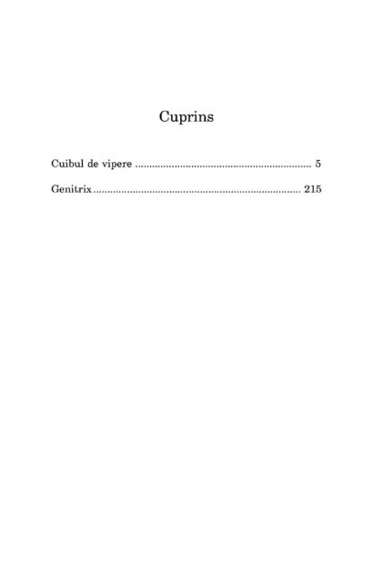 Francois Mauriac - Cuibul de vipere. Genitrix -