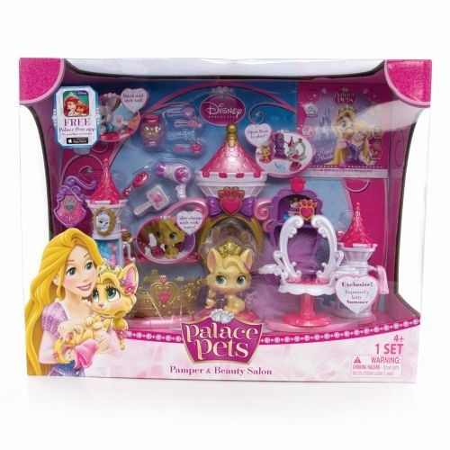 Disney - Disney Princess Palace Pets, Set Relaxare si rasfat la Spa - Summer, pisicuta lui Rapunzel -