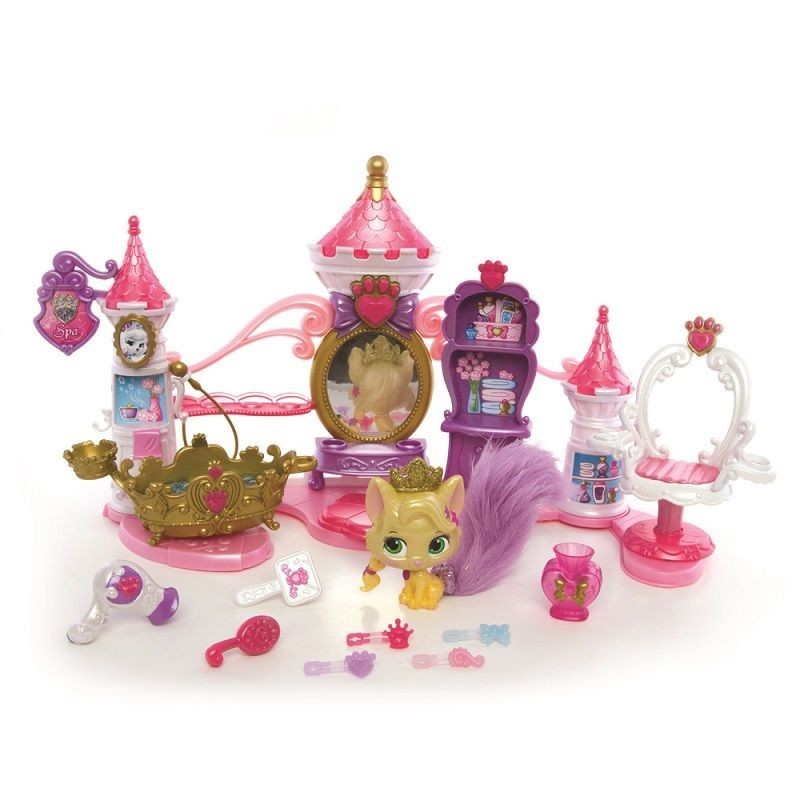 Disney - Disney Princess Palace Pets, Set Relaxare si rasfat la Spa - Summer, pisicuta lui Rapunzel -