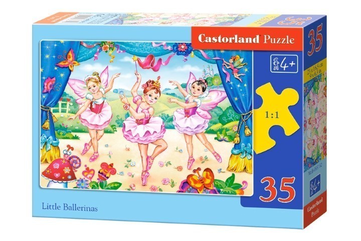 Castorland - Puzzle Mici balerine, 35 piese -